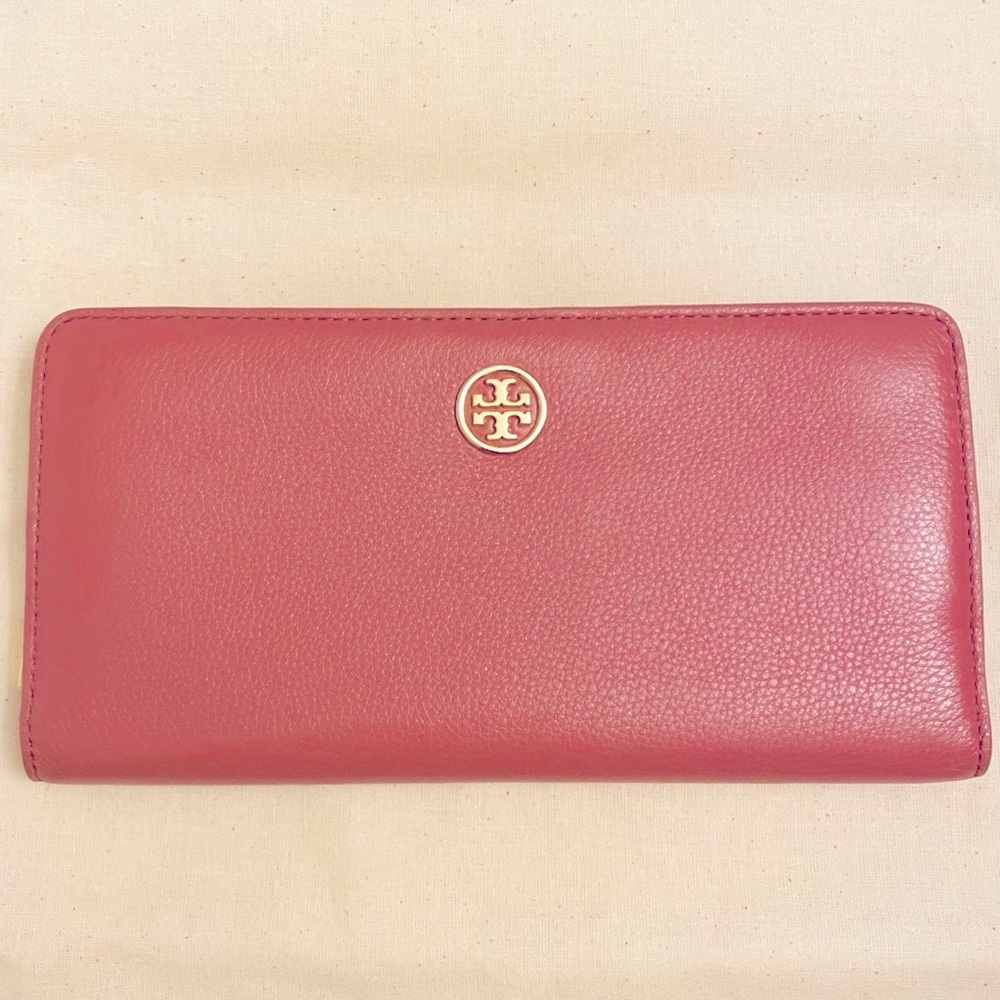 Tory Burch Mauve Long Wallet